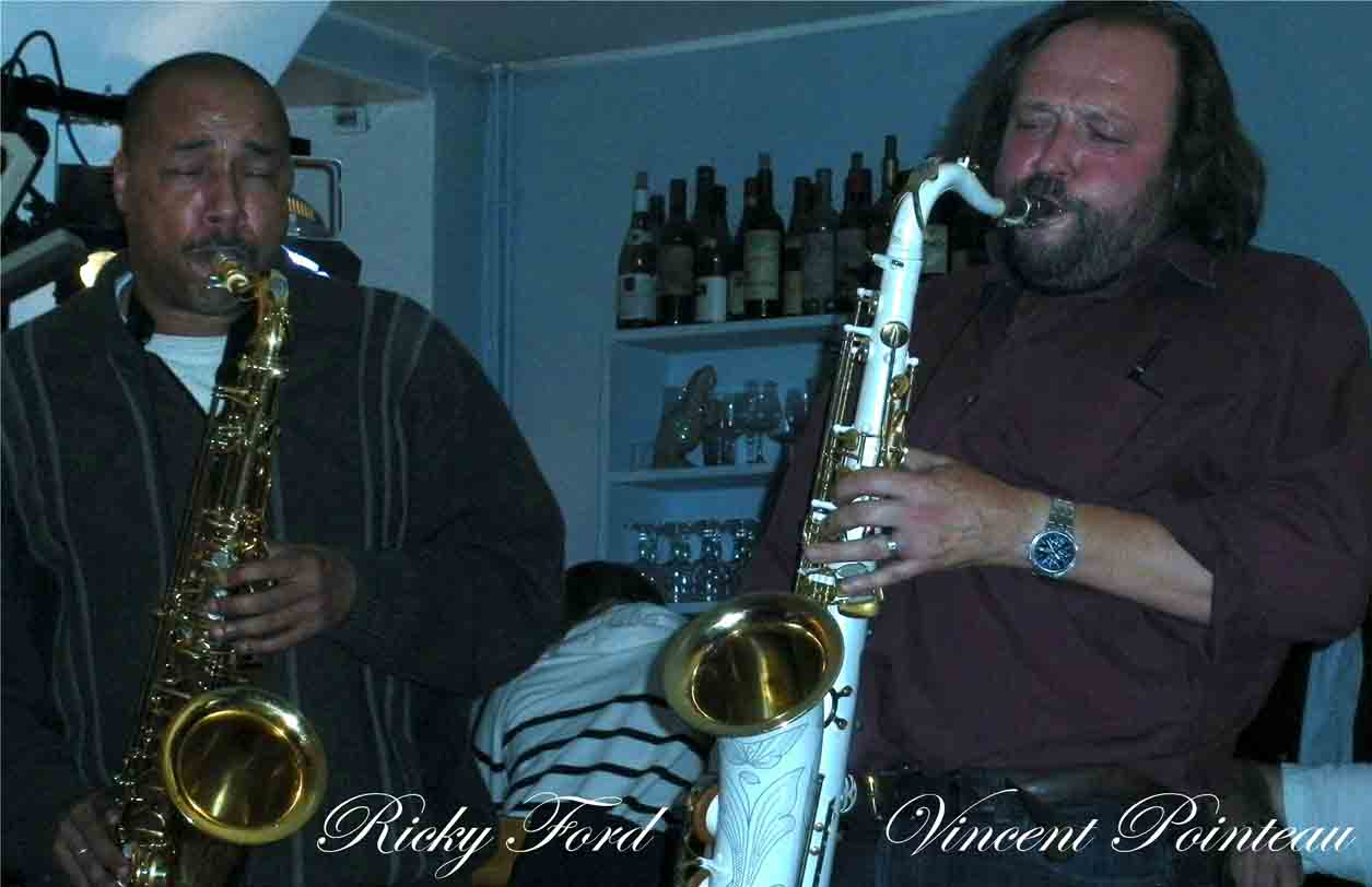Jazz-Musicians-4 Musiciens Jazz, Vincent Pointeau, Ricky Ford
